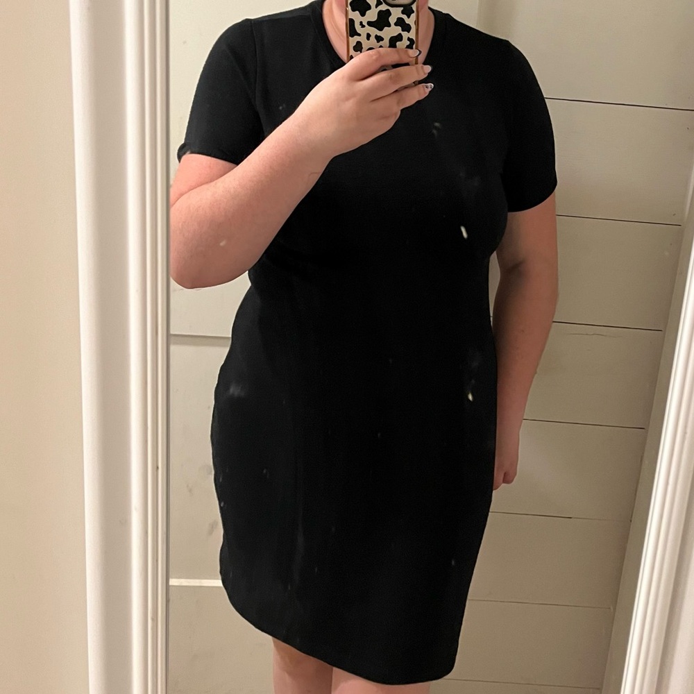 Black T-shirt Dress